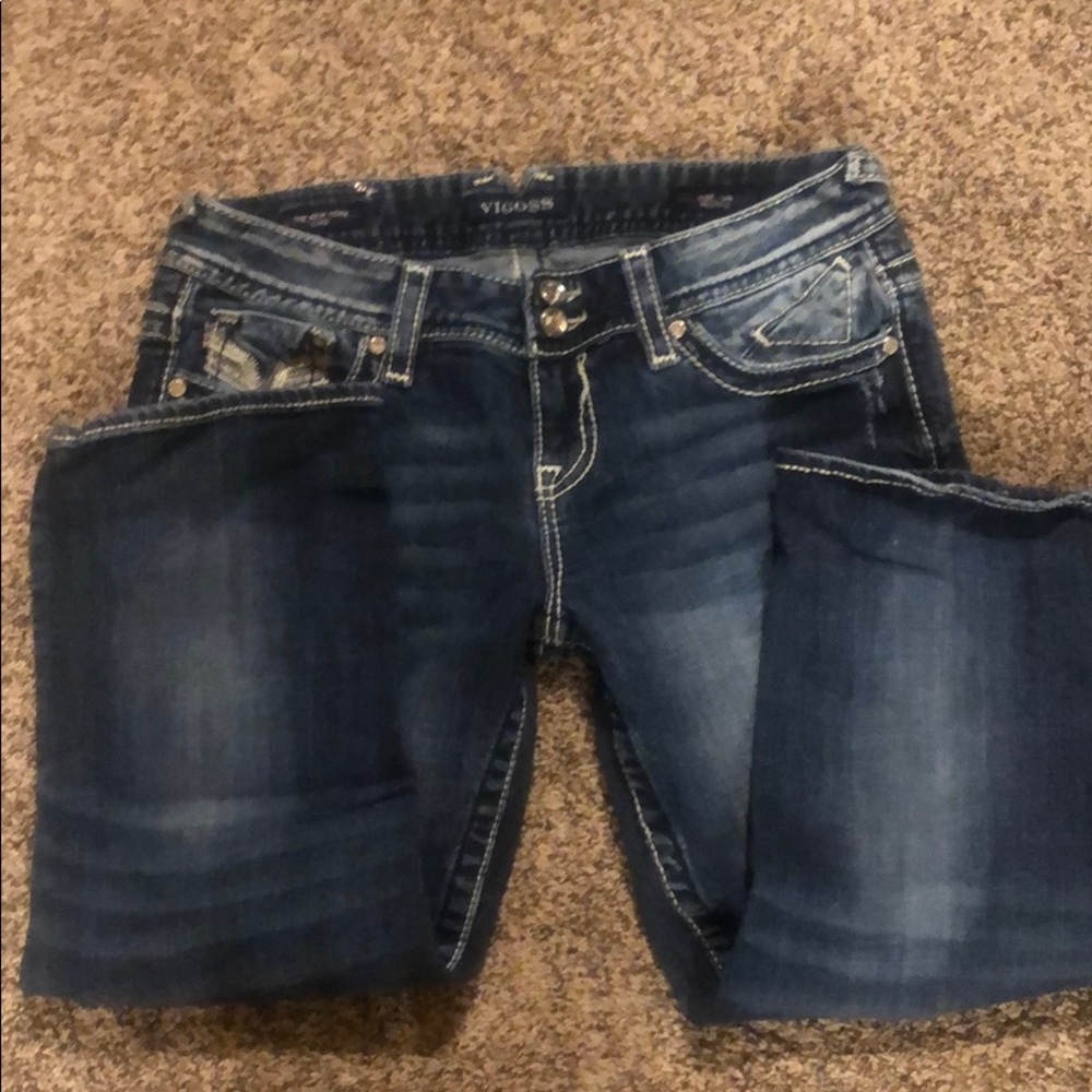 Distressed Capris